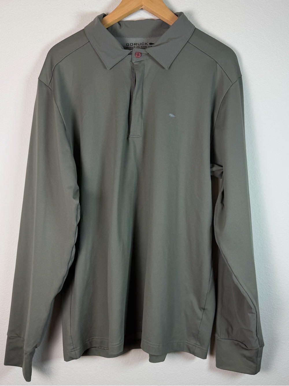 Goruck Polo Shirt Men XL Rucking Hiking Sport Logo Performance Active Stretch